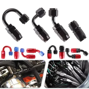 0-180° Quick Leak-Proof Oil Hoses and Oil Cooler Fittings for Car Modification