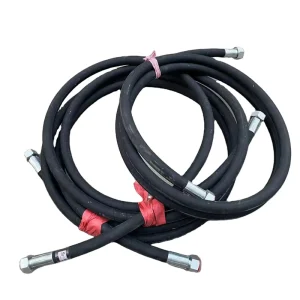 1 1/4 3/4 1/2 2 Inch High Pressure Wire Braided Hydraulic Hose and Fittings Assembly Rubber Pipes