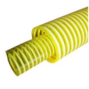 1-10 Inch Heavy Duty PVC Flexible Helix Suction Hose Acid Alkali Resistant Convex Rib Reinforced 3-Layer Mining Vacuum Cutting