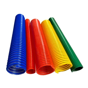 1 12 Inch High Pressure Heavy Duty PVC Helix Flexible Reinforced Lightweight Hose for Water Suction Delivery Durable Cutting