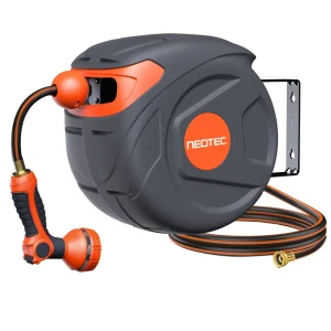 1/2 15M 50ft Automatic Retractable Garden Hose Pipe Reel Metal Reel Garden Hose Industrial Water Hose Reels G151215