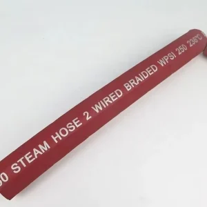 1/2″ 3/4″ 1″ EPDM Rubber Steam Hose for Steam Transfer Steam Cleaning Smooth Surface Hydraulic Hose Black or Red Colors
