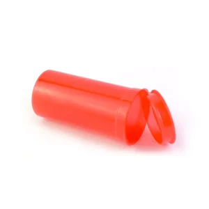 1 2 4 8 Dram PP Bottle Small 116m Pop Top Hinged Cap Squeeze Plastic Vials Child Resistant Plastic Tube