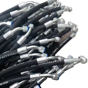 1 / 2 Inch 13mm DIN EN853 1SN 2SN Industrial Flexible Hydraulic Rubber Hose