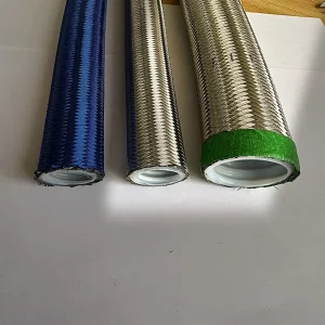 1/2 Inch Braided Corrugated PTFE Steam Hose with Safety Protection Custom Cutting Moulding Processing Service