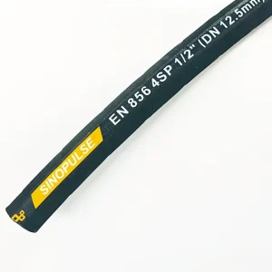 1 2 Inch EN856 4SP 4SH Steel Wire Spiral Hydraulic Rubber Hose