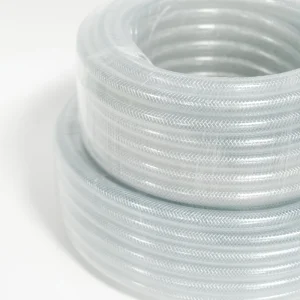 1 2 Inch Flexible High Pressure 30bar Clear Fiber Braided Reinforced PVC Irrigation Hose