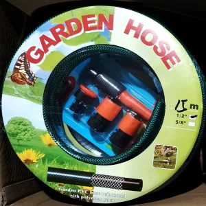 1 2 Inch PVC Garden Hose with Brass Connectors Lightweight and Kink Free Water Hose Used Outdoor