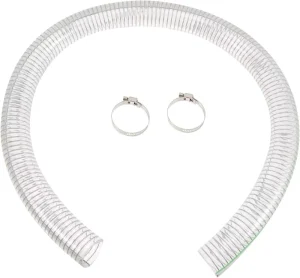 1/2 Inch Transparent TPU Hose Steel Reinforced Wire with Good Abrasion Resistance ISO Certified