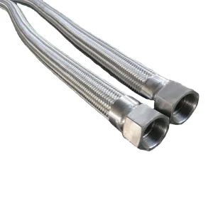 1/2 Npt Flexible High Pressure Steam Flange Joint Metal Braided Flexible Hose for Gas Oil Steam