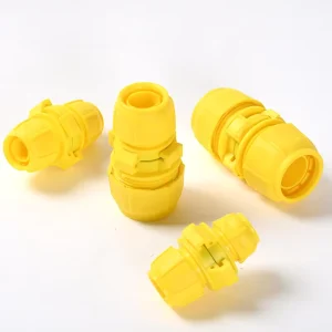 1/2″ PVC Expandable Garden Hose Quick Connector for Garden Irrigation Durable Eco-Friendly Easily Install Plastic Garden Tools