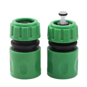 1/2″ PVC Expandable Garden Hose with ABS Quick Connector Pipe Fitting Plastic Garden Hose Connector