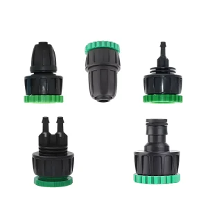 1/4″ 1/2″ 3/4″ Plastic PP Garden Irrigation Hose Connector 8/11mm 4/7mm Pipe Diverter Female Fitting Drip Irrigation Systems