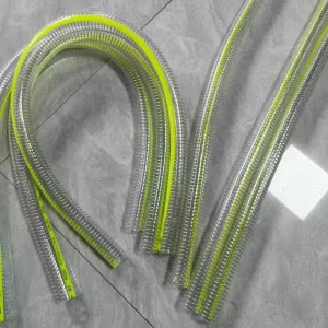 1/4″~10″ Clear Transparent PVC Plastic Steel Wire Spring Beer Water Food 1.5 Inch PVC Flexible Hose