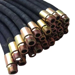 1/4”-2” Hydraulic Rubber Hose 10mm Diameter Silicone Tube High Pressure Steam Hose Enema