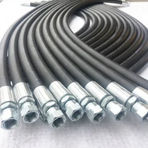 1/4 3/8 1/2 2 Inch Wire Braided Hose High Pressure Hydraulic Air Hose Pipe