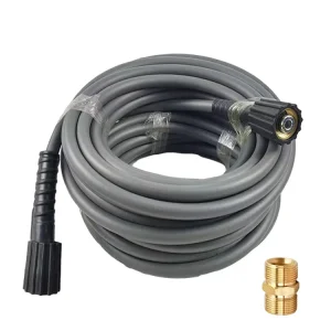 1/4″ 3200psi 50ft High Pressure Washer Hose with M22 Quick Connects Fittings