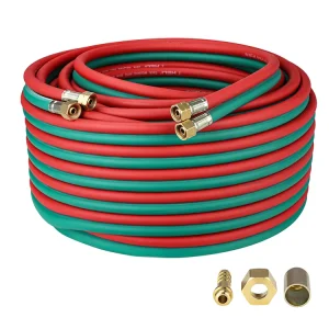 1/4″ High Quality Efficient Fluid Transfer Air Compression PVC Dual Twin Welding Hose for Cutting Wear Resistant