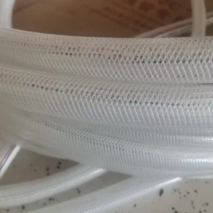 1/4 Inch 50M Flexible PVC Plastic Clear Hose Fiber Braided Reinforced Hose Ppie for Water Hose Irrigation