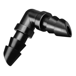 1 4 Inch 90 Degree Barbed Elbow Connector for Drip Irrigation Tubing Garden Watering