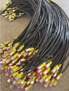 1 4 Inch SAE 100R12 High Pressure Hydraulic Hose Assembly 4 Wire Spiral Rubber Fuel Tube Fitting 3000 PSI