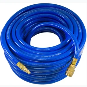 1/4 Inch X 25 Feet Reinforced PVC Air Hose 300 PSI Air Compressor Hose With 1/4″ MNPT Brass Endings