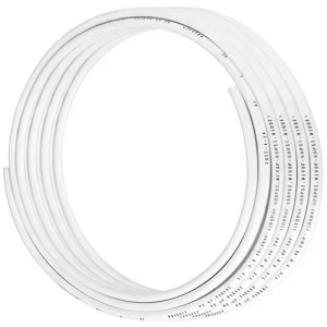 1/4″ PE Water Line Tubing for RO System & Refrigerator Ice Maker Food Grade Plastic Water Pipe Hose for Fluid Transfer