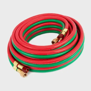 1/4″ PVC Reinforced Oxygen Acetylene Twin Welding Hose Rubber Welding Oxygen Air Hose Water Custom Cutting Available
