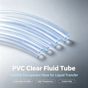 1/4″ Soft Transparent PVC Irrigation Hose Cold-Resistant and High Heat Resistant 100m Length