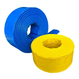 1-6 Inch 10-100M Flexible PVC Layflat Hose Water Discharge Plastic Hose Pipe with Wear Resistant High Pressure Cutting