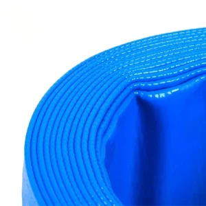1 6 Inch High Pressure 2bar Blue PVC Lay Flat Hose for Agricultural Irrigation with Belt