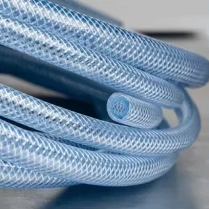 1 Inch 2 Inch Food Grade Flexible PVC Fiber Hose High Pressure Transparent Reinforced Elbow Tubing
