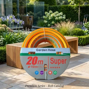1 Inch Durable PVC Garden Water Hose Pipe for Rain Pipe Irrigation System and Lawn Watering