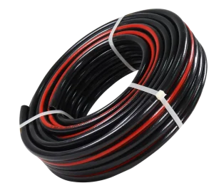 1 Inch PVC Air Compressor Hose 20-40 Bar Pressure -5 to +65 Durable Abrasion Resistant for Water Spray & Oil Transport