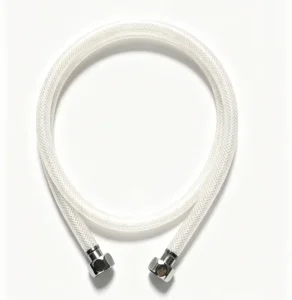 1.23m Modern PVC Clear Grid Anti Burst Reinforced Shower Hose Flexible Water Hose for Bathroom Use