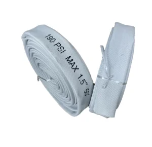 1.5 Inch Flexible Anti abrasion Wear resistant and Corrosion resistant Canvas Covered PVC Lay Flat Hose fire Hydrant Stand Pipe