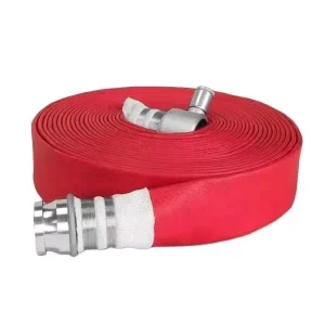 1.5 White PVC Lay-flat Hose Durable High Pressure 8-16 Bar Lightweight ISO Certified for Water Fire Fighting Applications