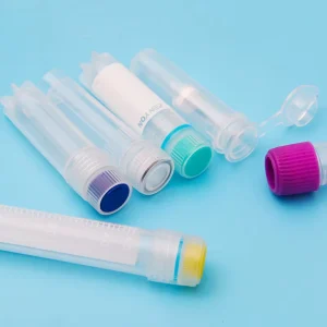 1.5ml 2ml 5ml 6ml Cryotube Lab Consumable Disposable Transparent Plastic Self Standing Cryovial Tube