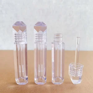 1.5ml Full Clear Crystal Eyelash Serum Packaging Private Label Eyelash Growth Serum Bottles With Boxes