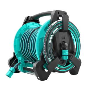 10 15 20 30 40m Retractable Durable Wall Mountable ABS Plastic Garden Hose Reel Cart High Pressure Spray Gun