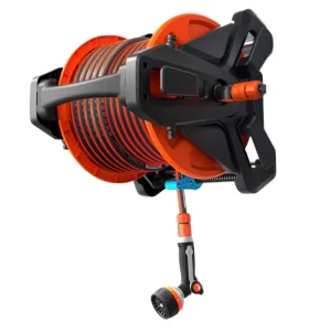 10 15 20 30 40m Retractable High Pressure 1500psi ABS Plastic 3 Layer PVC Wall Mounted Garden Hose Reel Cart