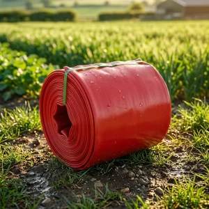 10-24 Inch Heavy Duty PVC Lay Flat Water Hose for Agriculture Irrigation Concrete Discharge Cutting Available Custom Length