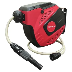 10 35m Retractable Garden Hose Reel High Pressure for Car Washing Yard Watering