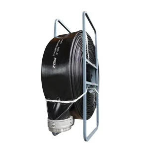 10 Inch Layflat Black Through the Weave TPU Lay Flat Frac Hose for Water Transfer Fracturing