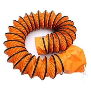 10 Inch PVC Flexible Duct Polyester Fabric Hose Type Tubes Lightweight and Versatile Ducts air Mover Ventilation Fan Parts