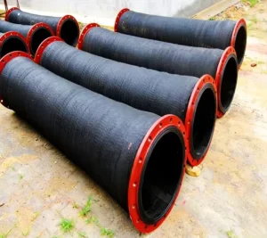 10” Steel Wire Reinforced Rubber Water Hose Large Diameter Industrial High Pressure Water Discharge Hose Abrasion Resistant