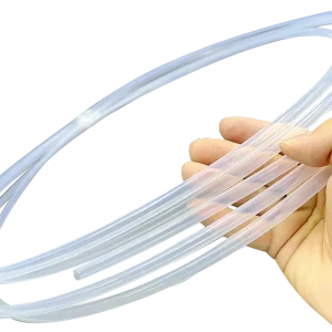 100% Virgin PTFE Flexible Hose Chemical Resistant High Temperature 260°C Food Grade Tubing for Industrial Medical Fluid Transfer