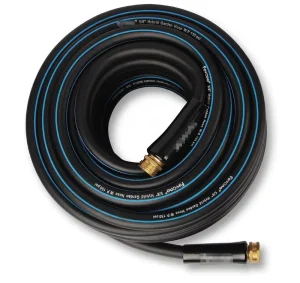 100 ft Garden Hose Non Kinking Flexible Water Hose Heavy Duty Hybrid Polymer 3/4 Brass Fittings