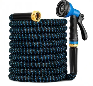 100FT 3X Expandable Magic Hose Anti UV Lightweight Kink Free Retractable Leak Proof Garden Hose for Watering&Car Washing