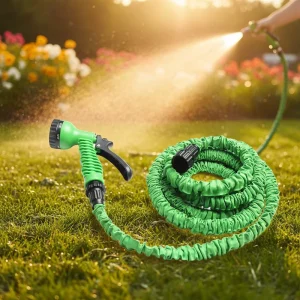 100FT Gardening Expandable Garden Hose Reel Water Hose Retractable Magic Water Hose Watering Flowers Irrigating
